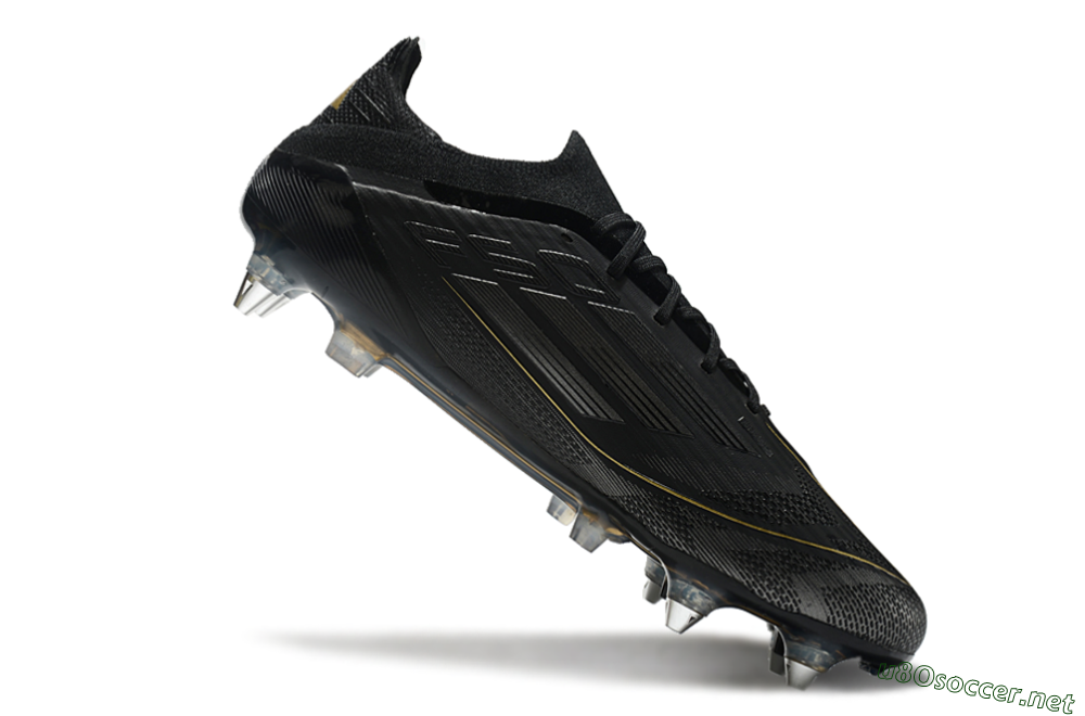 Men's Adidas F50 Elite SG Football Boots - Black/Silver/Gold 4