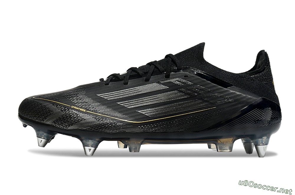 Men's Adidas F50 Elite SG Football Boots - Black/Silver/Gold 0