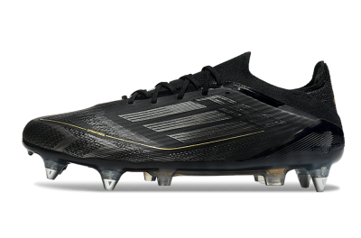 Men's Adidas F50 Elite SG Football Boots - Black/Silver/Gold
