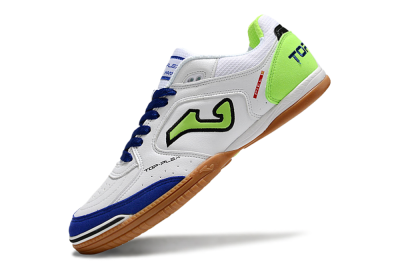 Men's Joma Top Flex 920 IC Football Shoes - White/Blue/Yellow