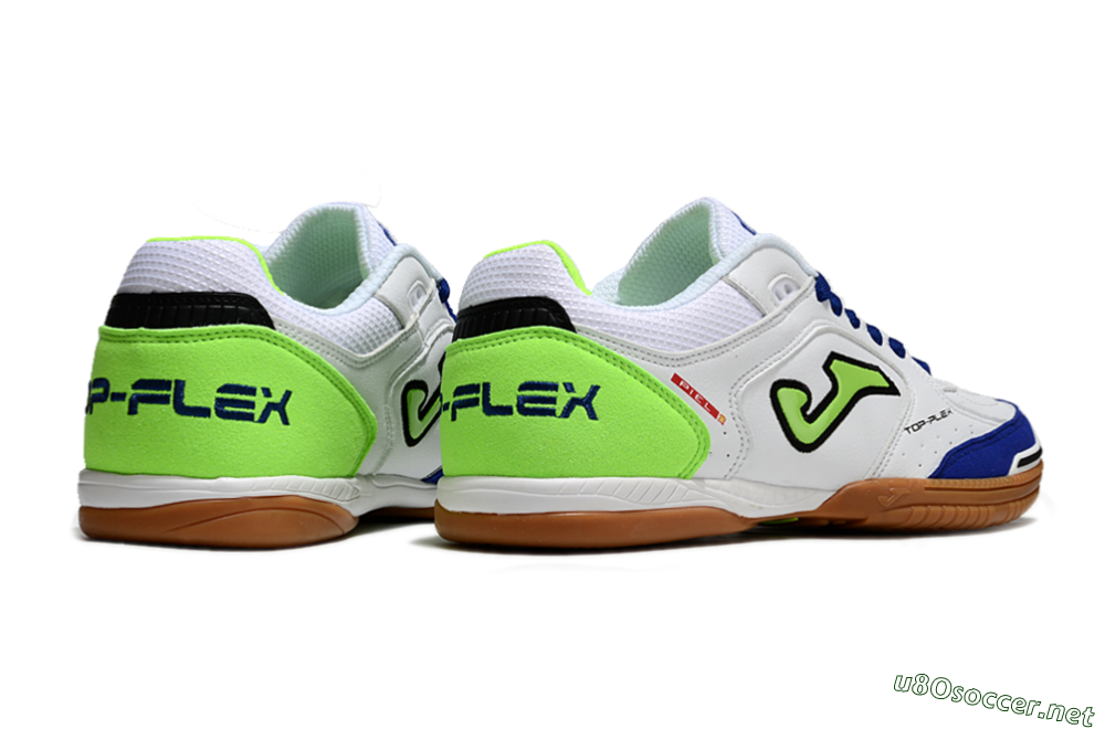 Men's Joma Top Flex 920 IC Football Shoes - White/Blue/Yellow 6