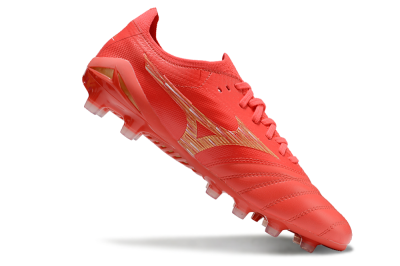 Men's Mizuno Morelia Neo 4 FG Football Boots - Red/Gold