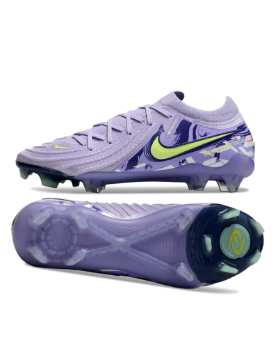 Men's Nike Phantom Luna Elite FG Football Boots - Purple/Yellow/White