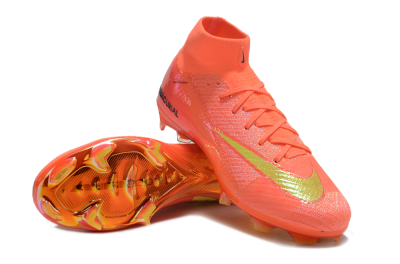 Unisex Nike Air Zoom Mercurial Superfly 10 Elite FG Football Boots - Red/Yellow/Black/Gold