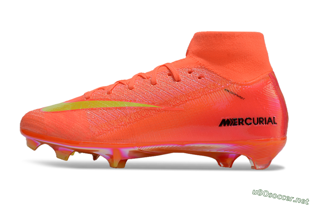 Unisex Nike Air Zoom Mercurial Superfly 10 Elite FG Football Boots - Red/Yellow/Black/Gold 0