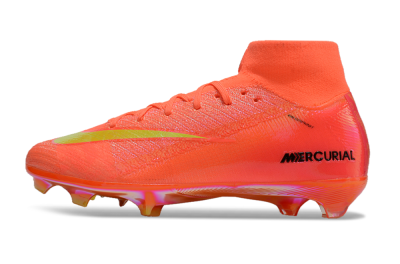 Unisex Nike Air Zoom Mercurial Superfly 10 Elite FG Football Boots - Red/Yellow/Black/Gold