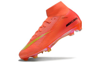 Unisex Nike Air Zoom Mercurial Superfly 10 Elite FG Football Boots - Red/Yellow/Black/Gold