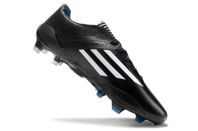 Men's Adidas F50 Adizero Elite FG Football Boots - Black/White/Blue