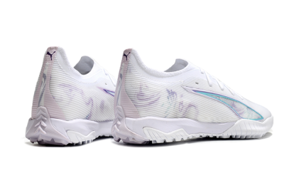 Men's Puma Ultra Ultimate TF Football Shoes - White/Purple/Blue