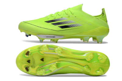 Men's Adidas F50 Lightstrike Elite SG Football Boots - Yellow/Black/White