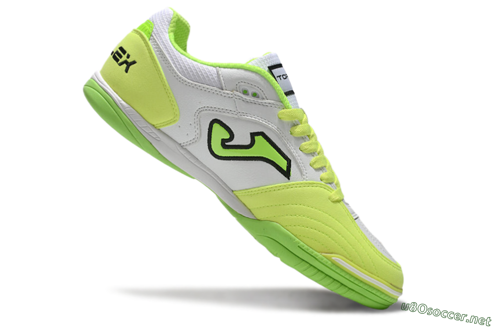 Men's Joma Top Flex 920 IC Football Shoes - White/Yellow/Black 4