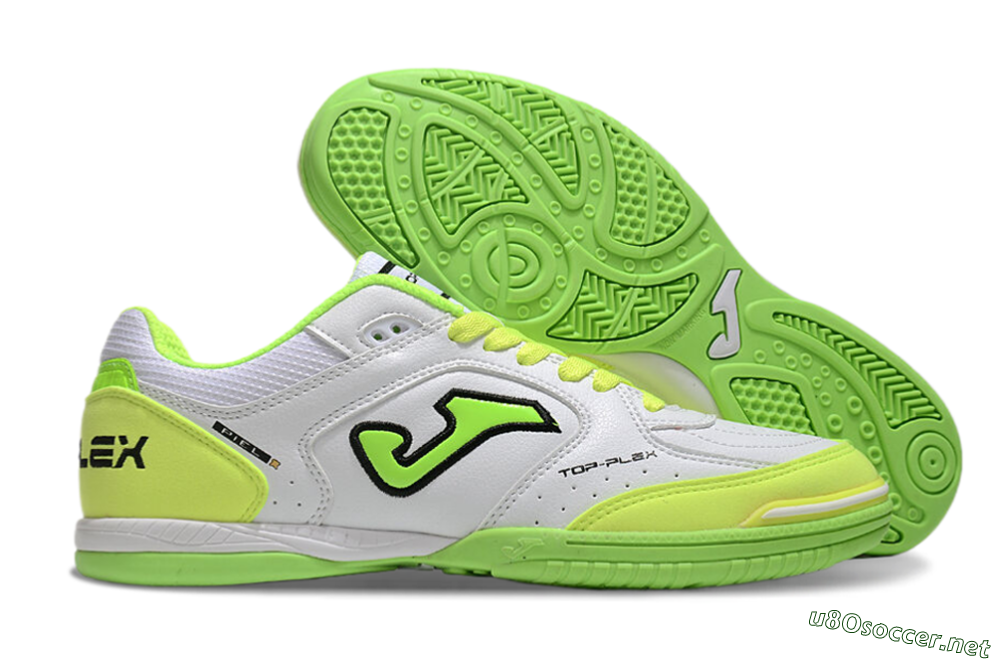 Men's Joma Top Flex 920 IC Football Shoes - White/Yellow/Black 2