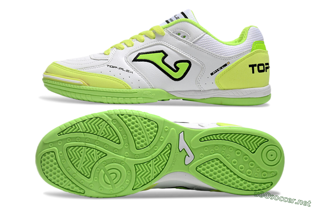 Men's Joma Top Flex 920 IC Football Shoes - White/Yellow/Black 1