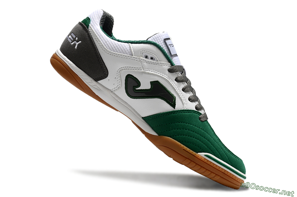Men's Joma Top Flex 920 IC Football Shoes - White/Green/Black 4