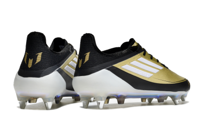 Men's Adidas F50 Elite SG Football Boots - Gold/Black/White