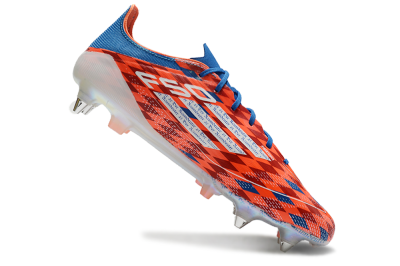 Men's Adidas F50 Elite SG Football Boots - Red/Blue/White