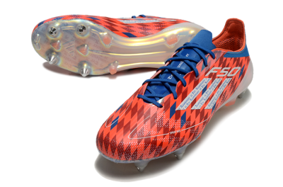 Men's Adidas F50 Elite SG Football Boots - Red/Blue/White