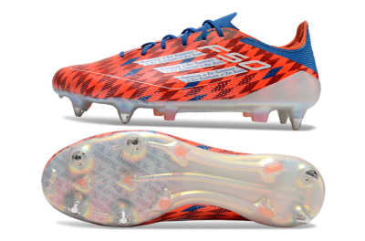 Men's Adidas F50 Elite SG Football Boots - Red/Blue/White