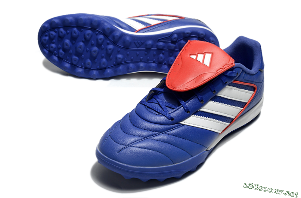 Men's Adidas Copa Gloro 2 TF Football Shoes - Blue/White/Red 3