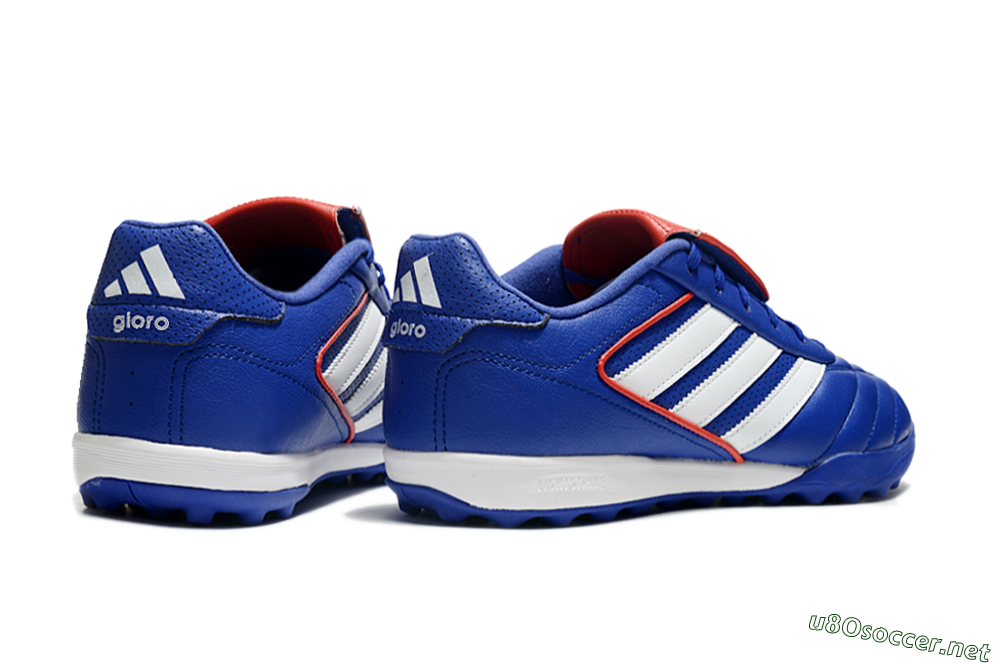 Men's Adidas Copa Gloro 2 TF Football Shoes - Blue/White/Red 6