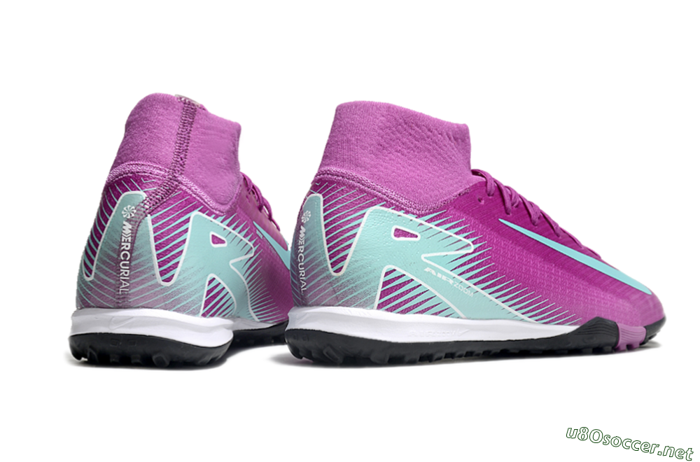 Men's Nike Air Zoom Mercurial Superfly 10 Elite TF Football Shoes - Red/Jade/White 6