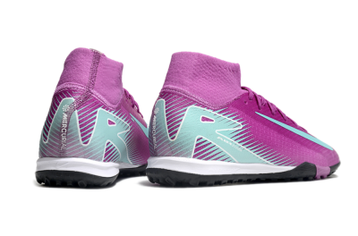 Men's Nike Air Zoom Mercurial Superfly 10 Elite TF Football Shoes - Red/Jade/White