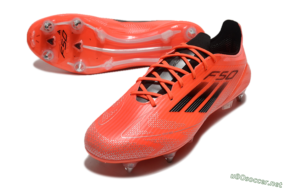 Men's Adidas F50 Elite SG Football Boots - Red/Black 3