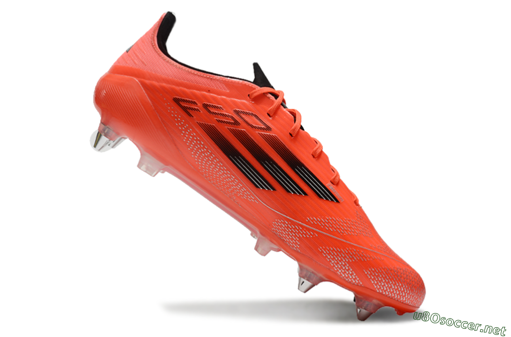 Men's Adidas F50 Elite SG Football Boots - Red/Black 4