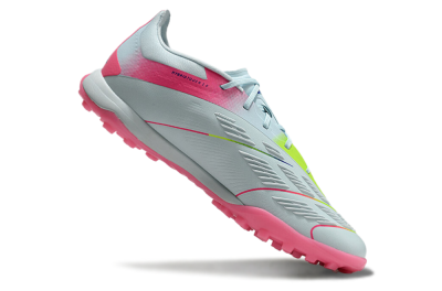 Men's Adidas Predator 24 Elite TF Football Shoes - Jade/Pink/Yellow