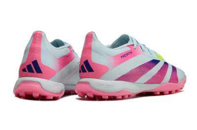 Men's Adidas Predator 24 Elite TF Football Shoes - Jade/Pink/Yellow