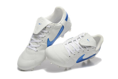 Men's Nike The Premier 3 FG Football Boots - Beige/Blue/White