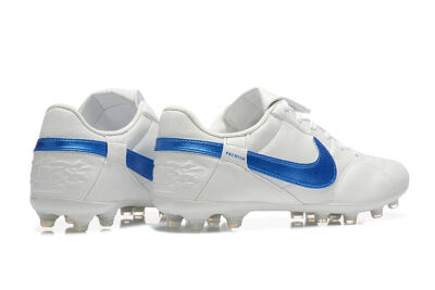 Men's Nike The Premier 3 FG Football Boots - Beige/Blue/White
