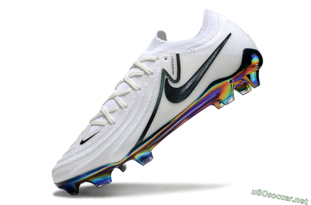 Men's Nike Phantom Luna Elite FG Football Boots - White/Black/Gold 5