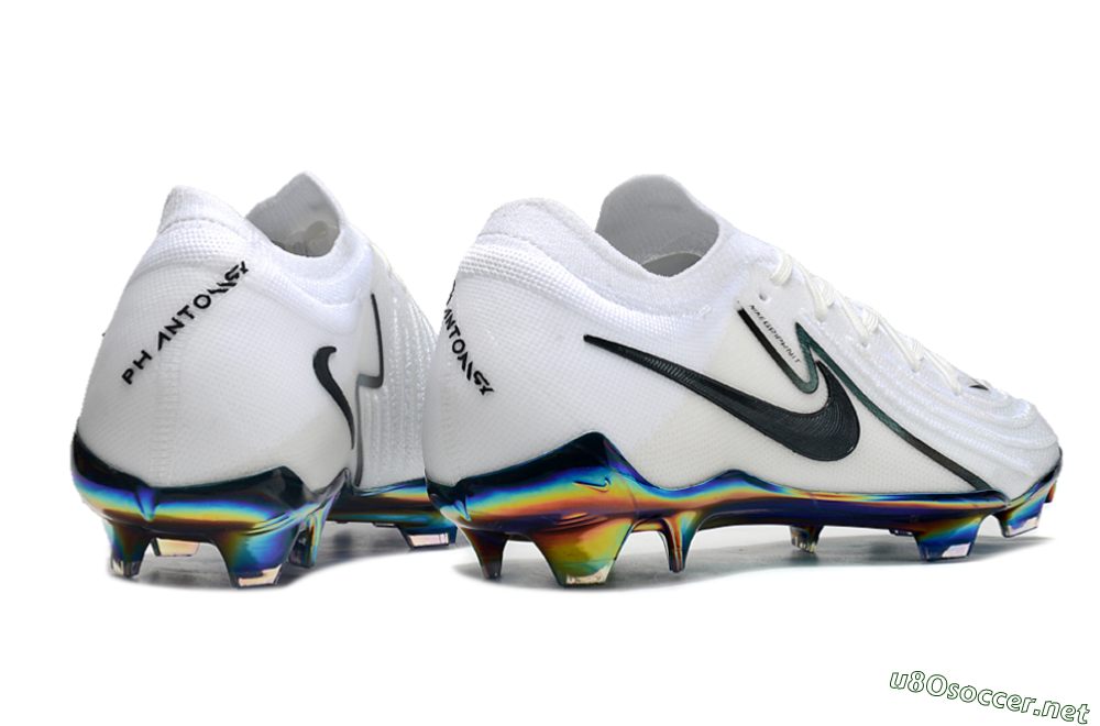 Men's Nike Phantom Luna Elite FG Football Boots - White/Black/Gold 6
