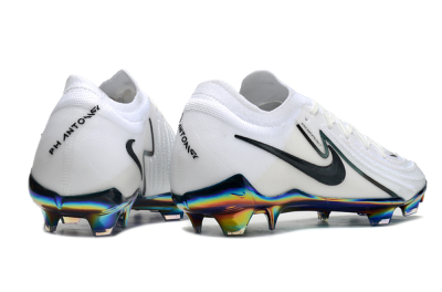 Men's Nike Phantom Luna Elite FG Football Boots - White/Black/Gold