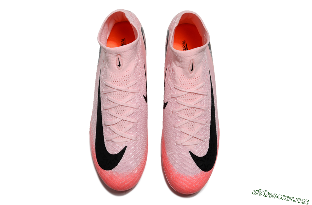 Unisex Nike Air Zoom Mercurial Superfly 10 Elite FG Football Boots - Pink/Red/Black 4