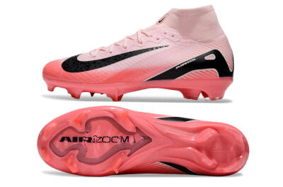 Unisex Nike Air Zoom Mercurial Superfly 10 Elite FG Football Boots - Pink/Red/Black