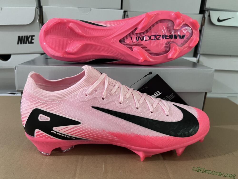 Unisex Nike Air Zoom Mercurial Vapor 16 Elite FG Football Boots - Pink/Red/Black