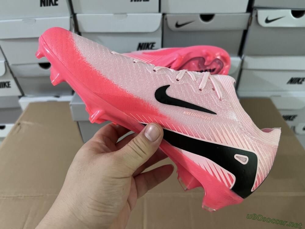 Unisex Nike Air Zoom Mercurial Vapor 16 Elite FG Football Boots - Pink/Red/Black