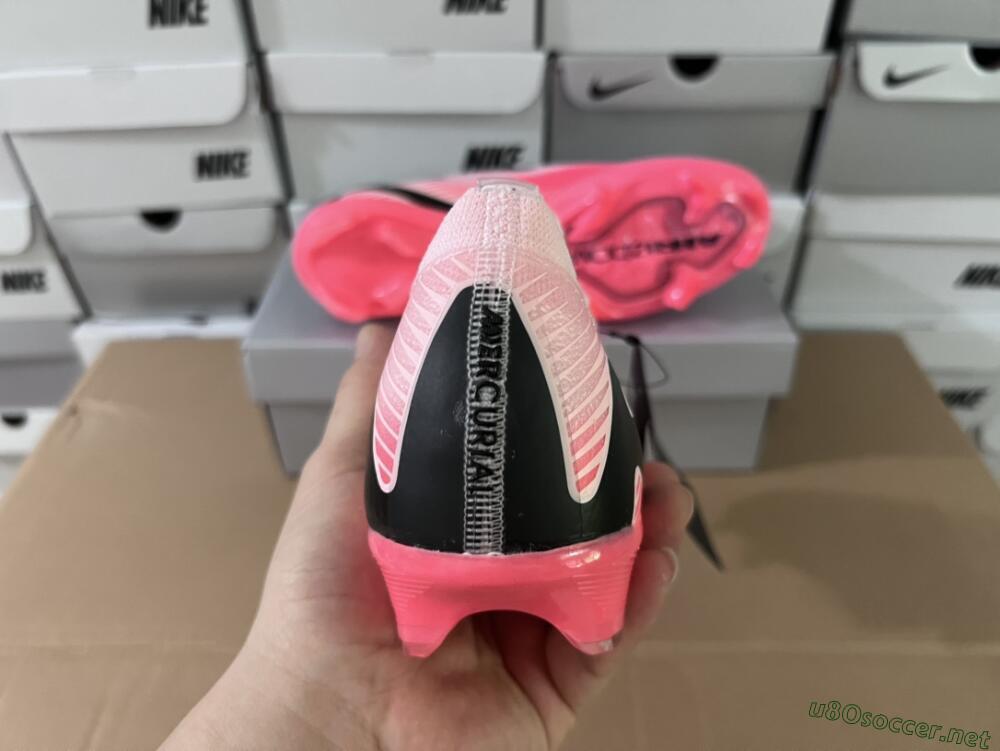 Unisex Nike Air Zoom Mercurial Vapor 16 Elite FG Football Boots - Pink/Red/Black