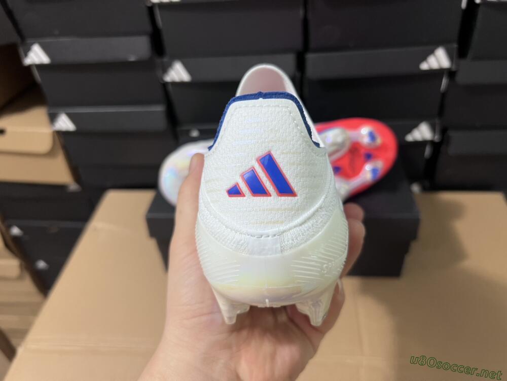 Unisex Adidas F50+ Lightstrike Pro Laceless FG Football Boots - Red/White/Blue