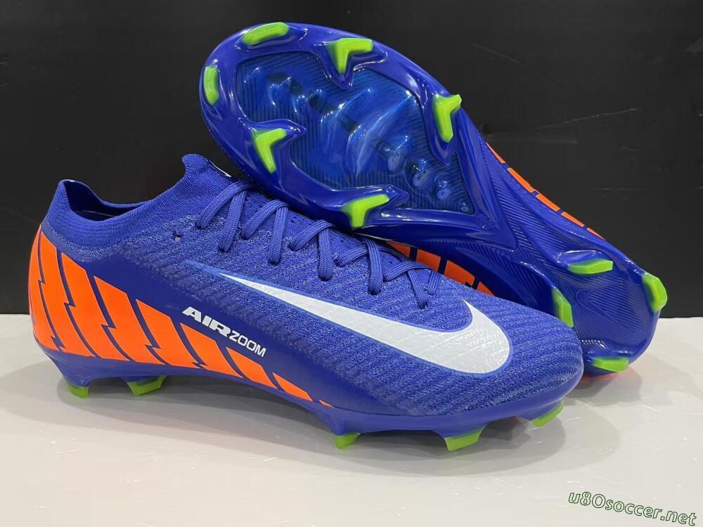 Men's Nike Air Zoom Mercurial Vapor 16 Elite FG Football Boots - Blue/White/Orange