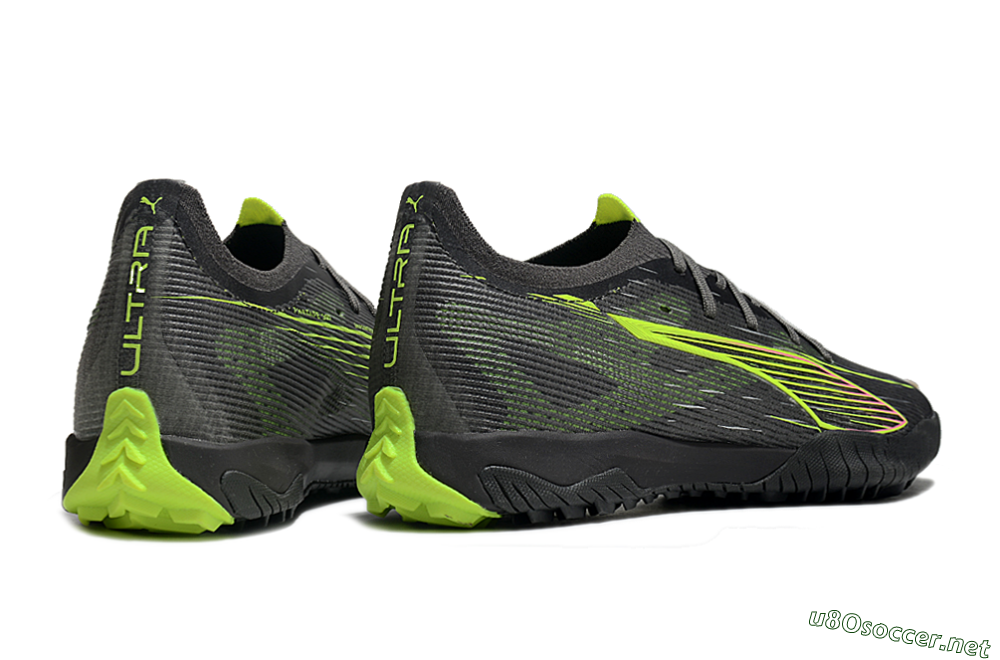 Men's Puma Ultra Ultimate TF Football Shoes - Oliver Green/Yellow 6