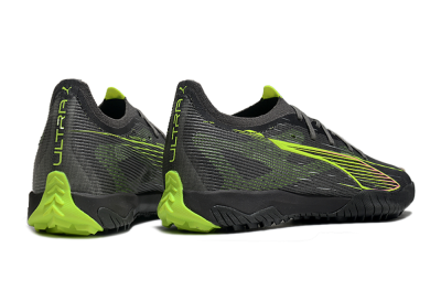 Men's Puma Ultra Ultimate TF Football Shoes - Oliver Green/Yellow