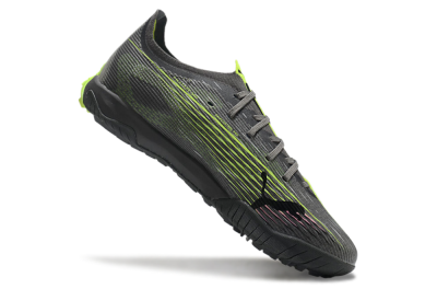 Men's Puma Ultra Ultimate TF Football Shoes - Oliver Green/Yellow