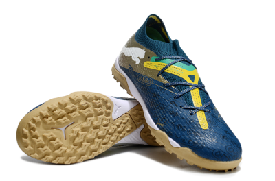 Men's Puma x Neymar Future 7 Ultimate bna TF Football Shoes - Blue/Yellow/Green