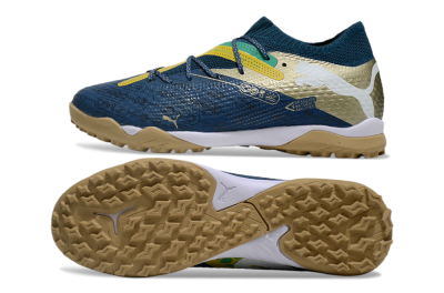 Men's Puma x Neymar Future 7 Ultimate bna TF Football Shoes - Blue/Yellow/Green