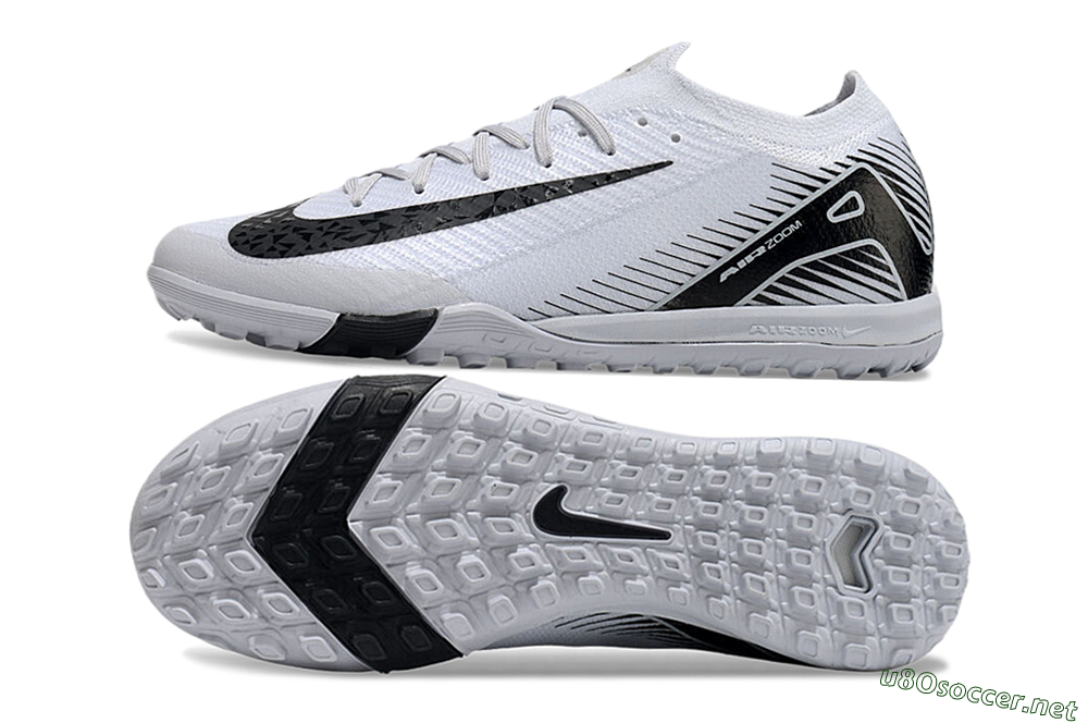 Men's Nike Air Zoom Mercurial Vapor 16 Elite Football Boots - White/Black 1