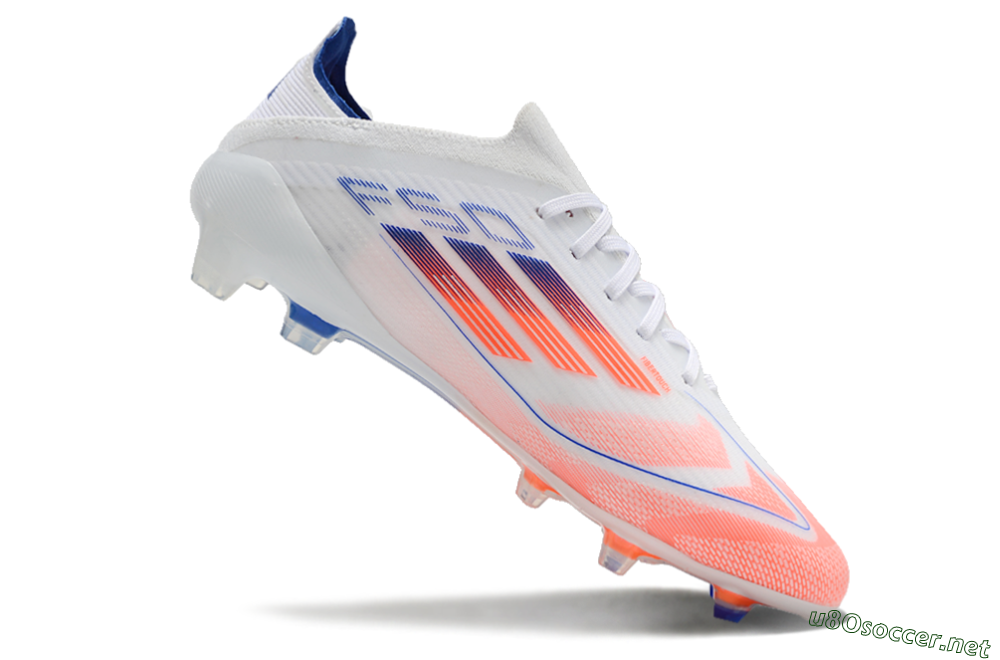 Unisex Adidas F50 Elite Football Boots - Pink/White/Blue 5