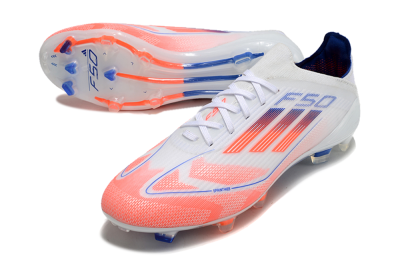 Unisex Adidas F50 Elite Football Boots - Pink/White/Blue